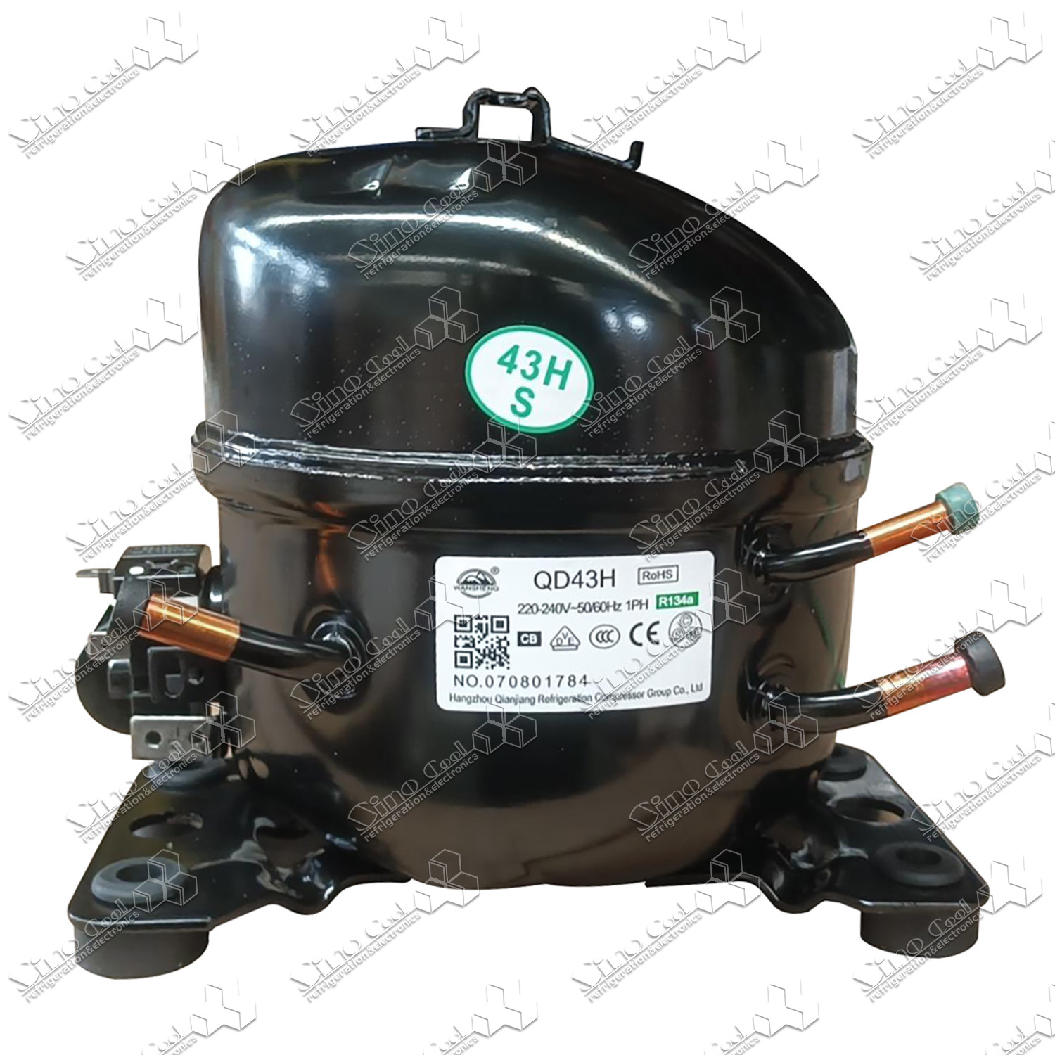 Wansheng R134A R600A freezer refrigerator compressor DC 12v 12 volt bd35f Hangzhou qianjiang wansheng fridges compressor