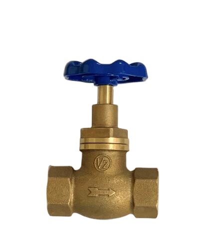 Bronze stop valve Female thread round AL handle1/2" 3/4" 1" 1.1/2" 2"