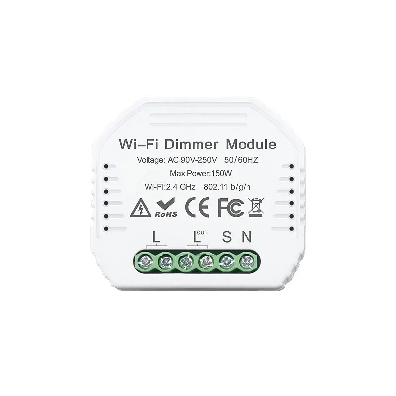 Top Quality Tuya Smart WiFi Dimmer Module APP Control 1 Gang  Work with Alexa and Google Home PST-MS105