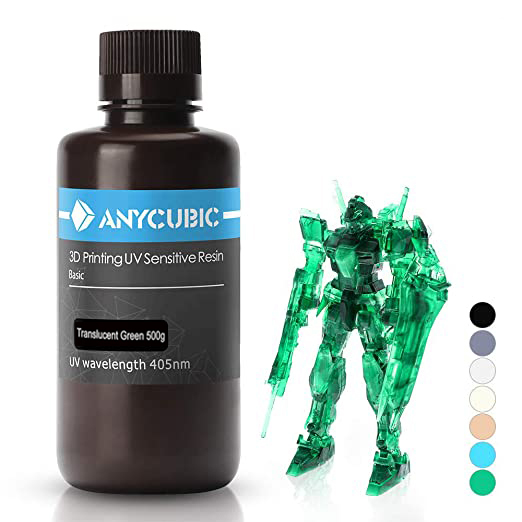 Фигурка из полиэстера и эпоксидной смолы ANYCUBIC, телесного цвета, 405 нм