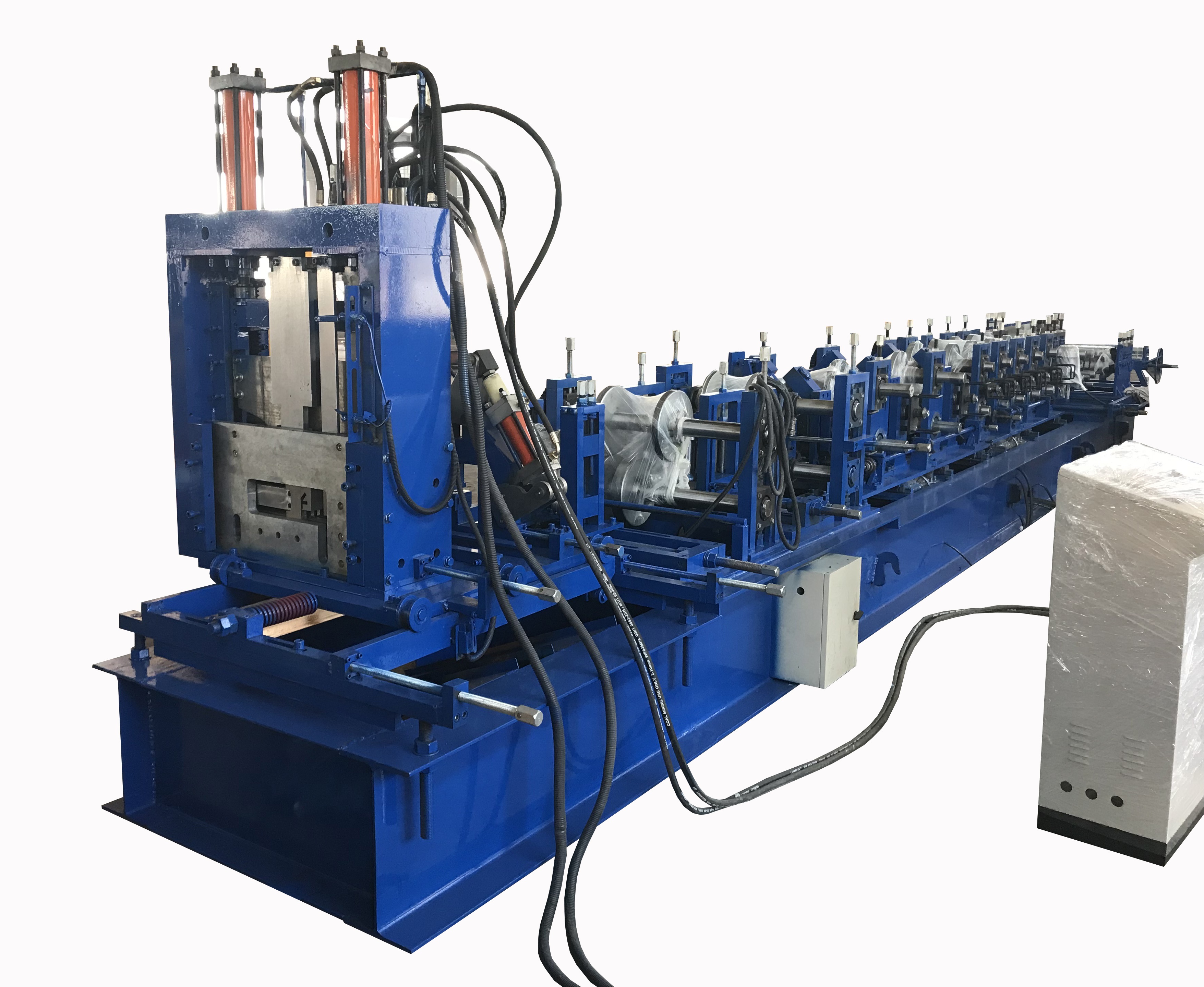 Automatic C steel lintel cold roll forming machine