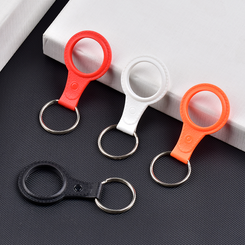 For Air Tags Accessories Protective Case For Apple Airtags Smart TPU Silicone Keychain Hang Tags Keyring Case Airtags