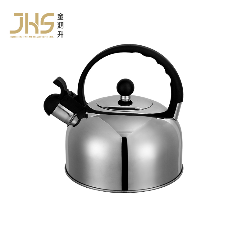 JHS 3L 201 stainless steel whistling water tea whistle kettle silver for kitchen home hotel gas stove induction