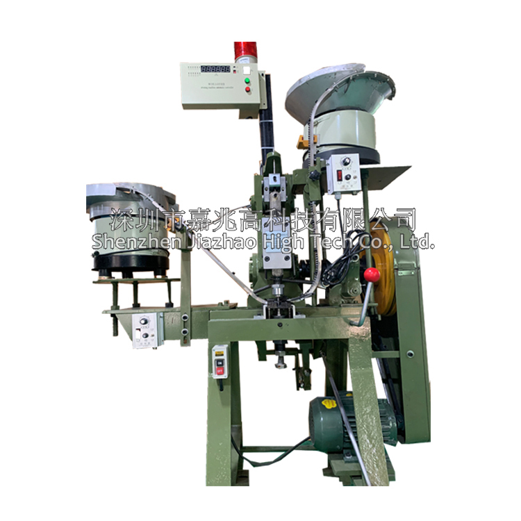 Automatic metal button assembled machine snap jeans cowboy buckle press assembler Top Bottom fastener two in one fitting install