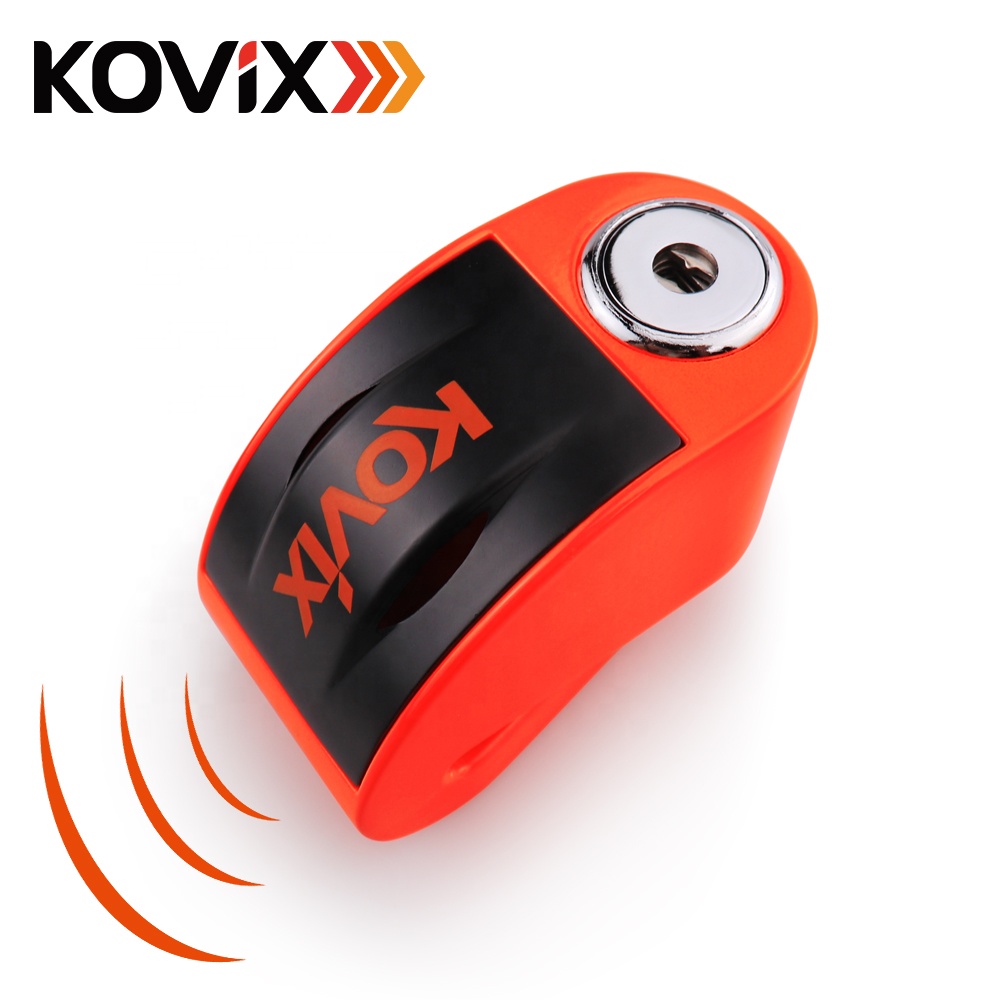 2022 KOVIX Новый универсальный дисковый замок с длительным сроком службы батареи, для мотоцикла, скутера, кабель с дисковым замком, для безопасного скутера, для взрослых