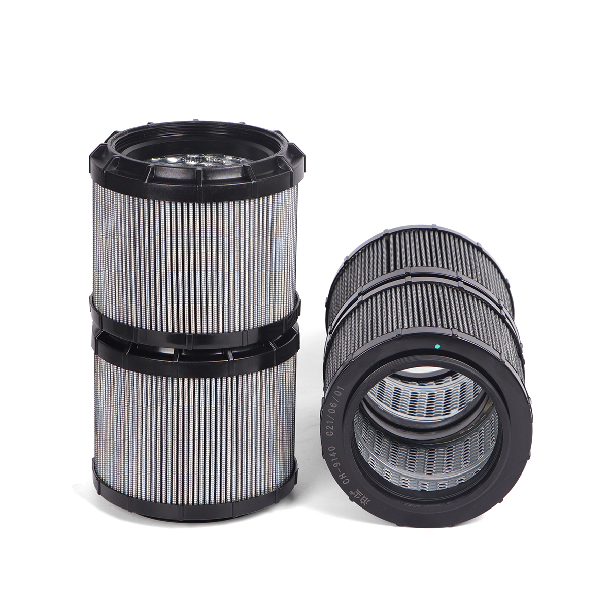 Excavator hydraulic return oil filter YN52V01016R100 YN52V01016R600 P502561 for SK130-8