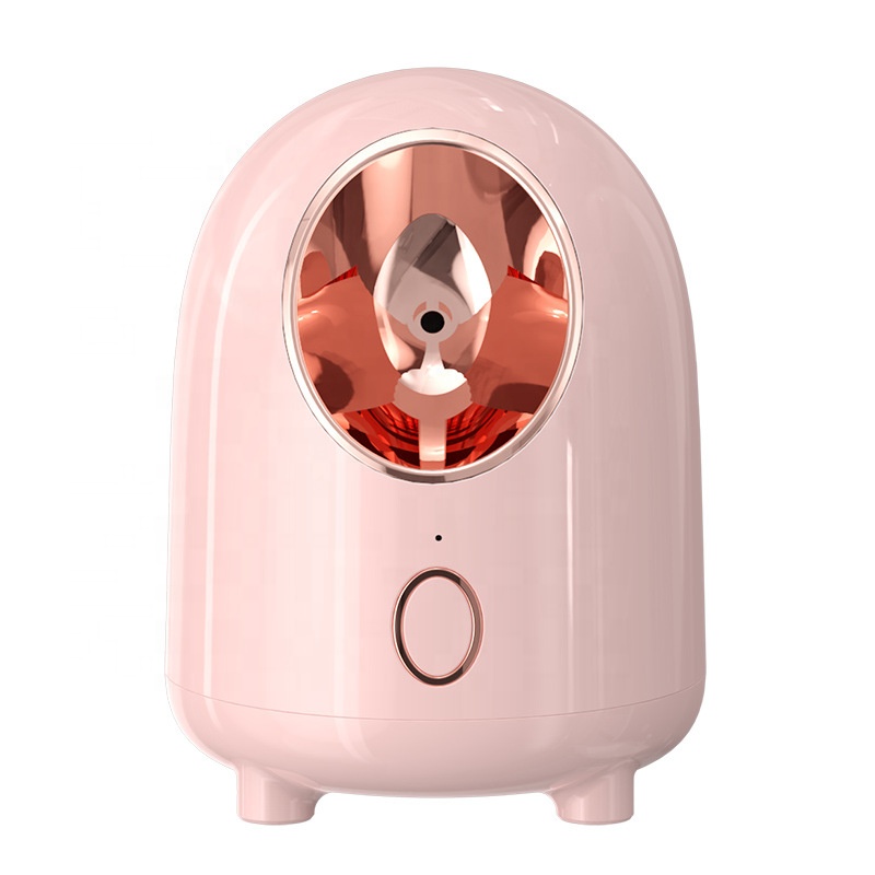 Wholesale private label electric portable mini nano ionic face sauna spa vaporizer facial steamer 2021