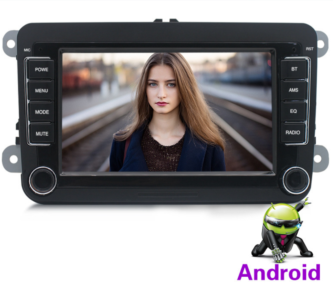 Автомобильный мультимедийный плеер ZXHC, 7 дюймов, Android, 2 din, Wi-Fi, GPS-навигация, Авторадио для Skoda VW Passat B6 Polo Golf 4 5 Touran Seat FM