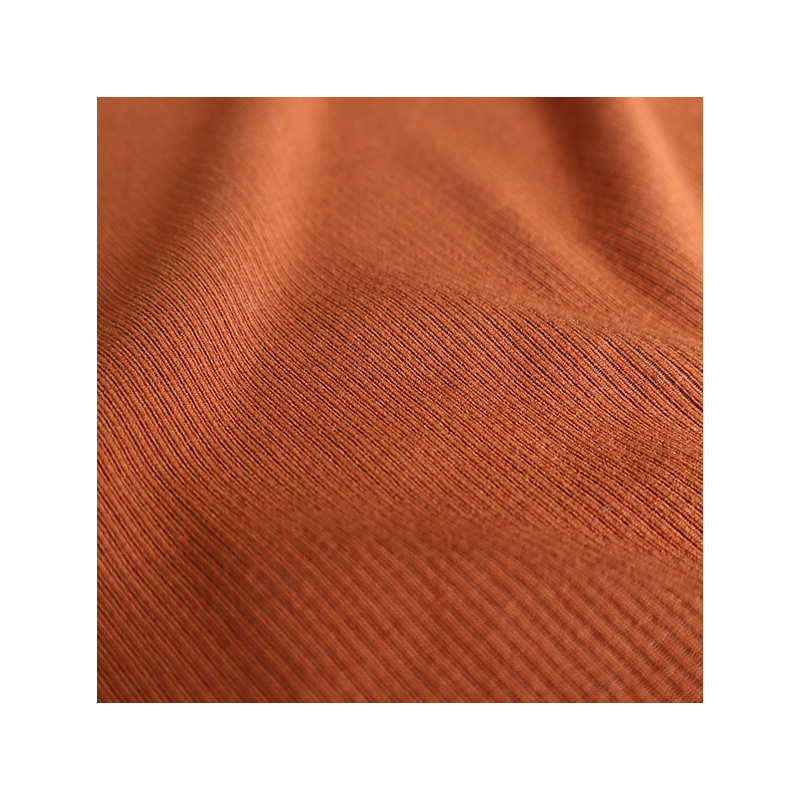 Comfortable and durable fabric 97% rayon 3% spandex knitted fabric knitted ribs suitable for garment production