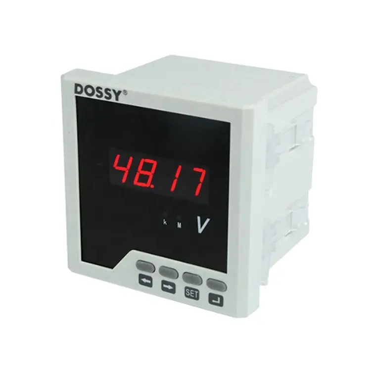 96x96 LCD Panel Voltage Meter single phase digital display meter