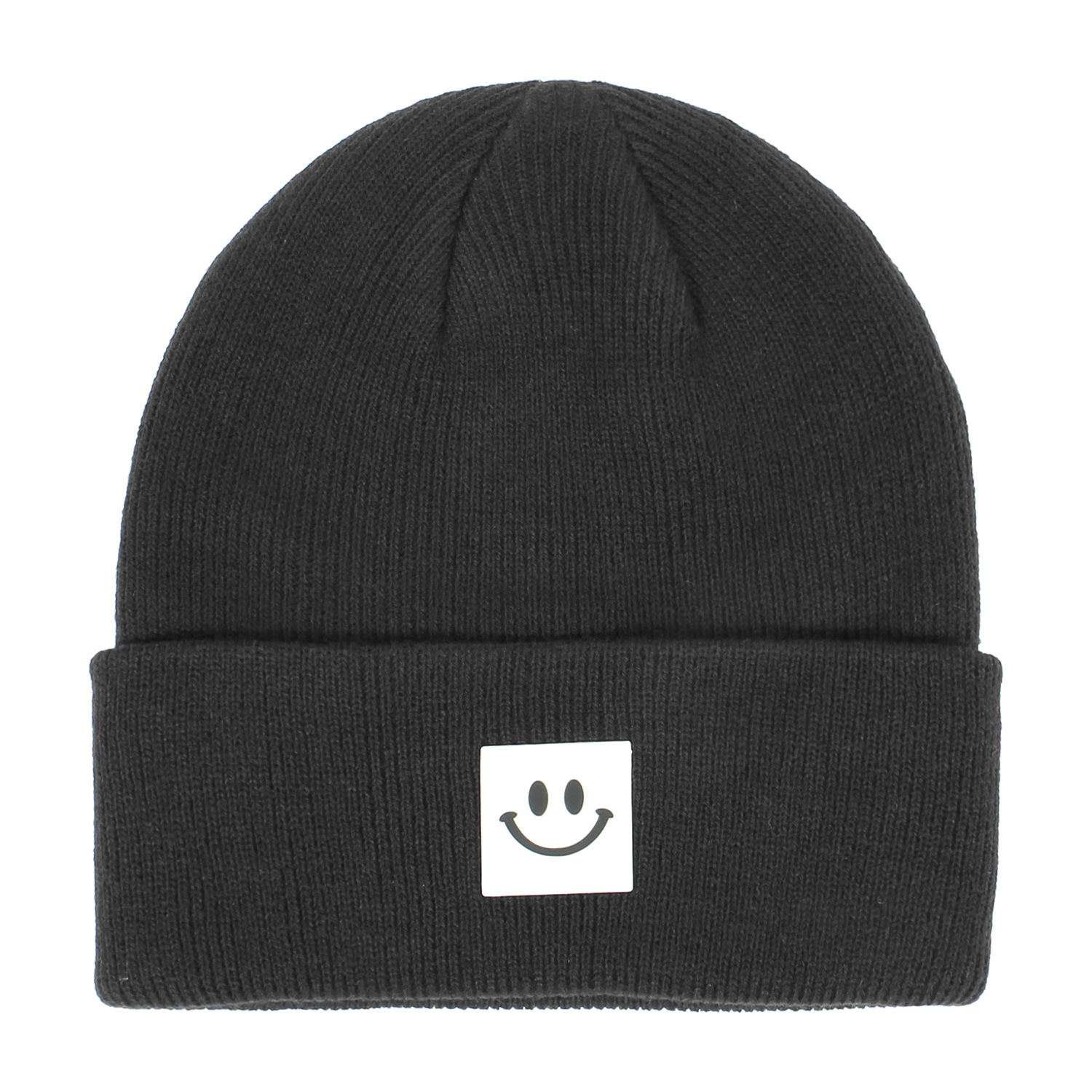 Top Quality Unisex Fashionable Cap Soft Warm Hat For Boys And Girls Baby Smiley Face Pattern Knitted Winter Beanies