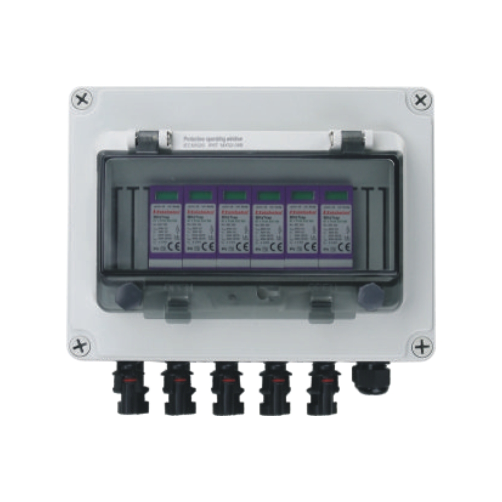 OEM класс C SPD водонепроницаемый 2P 3P 600V 1000V DC солнечный PV пластиковый комбайнер