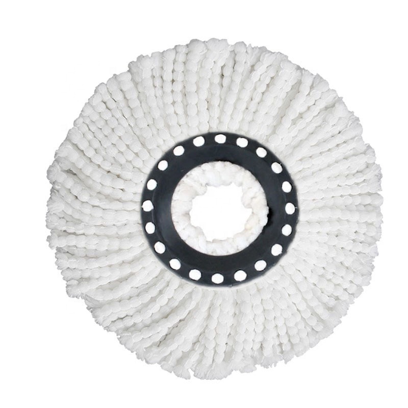 Popular Cheap Round Mop Replacement Head for Hurricane Spin Mop Microfiber Mop Refills