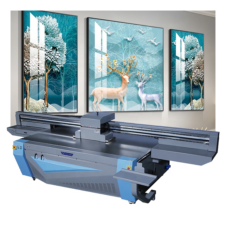 Ricoh Gen5 УФ планшетный принтер промышленная цифровая машина для печати на стекле