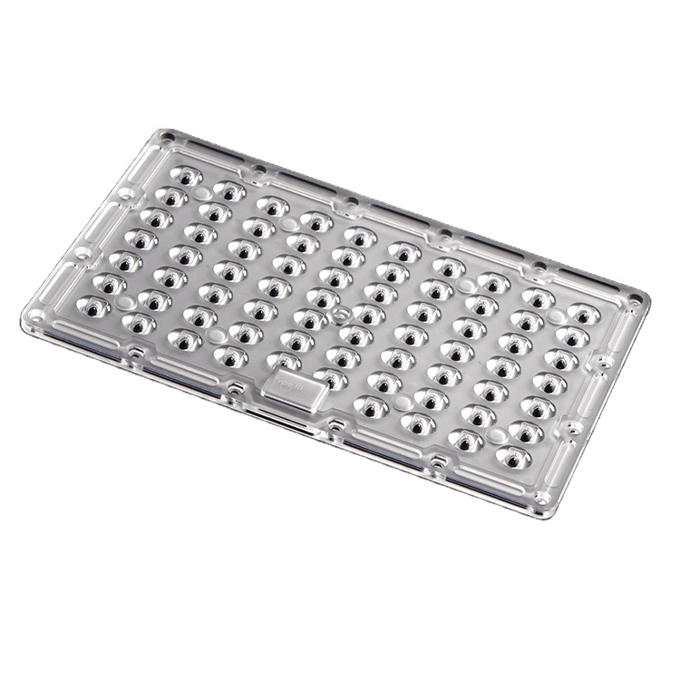 3030 Led Lenses Type III Degree Beam Angle Led PC Lens for Led Street Light Parking Lot Light