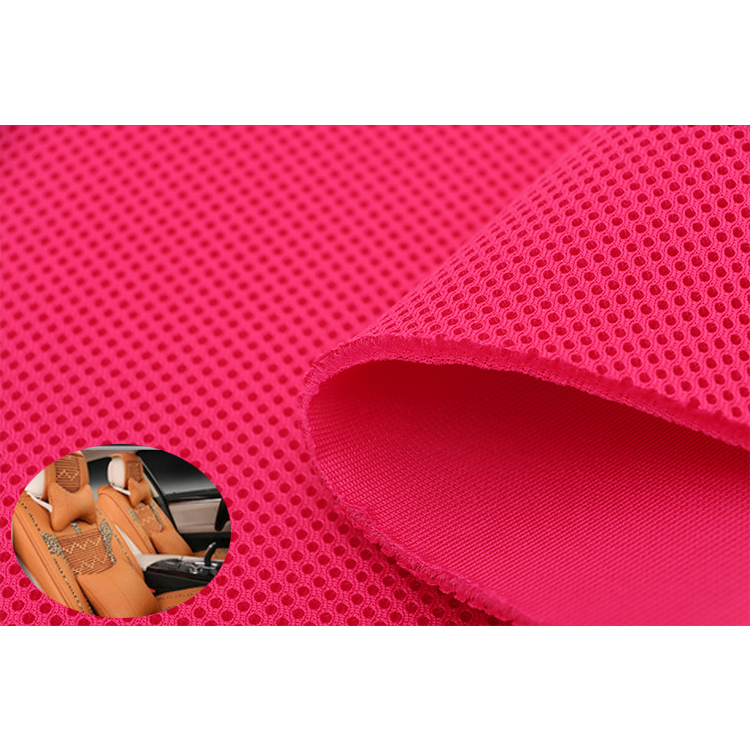 High Quality Finest Price 100% Polyester 3D Air Mesh Fabric Sandwich Spacer Fabric for Bag Shoes Mattress