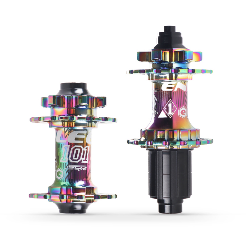 ENLEE Rainbow 32 Holes Bicycle Hubs Quick Release 4 Bearings 6 Pawls Front Rear MTB hubs