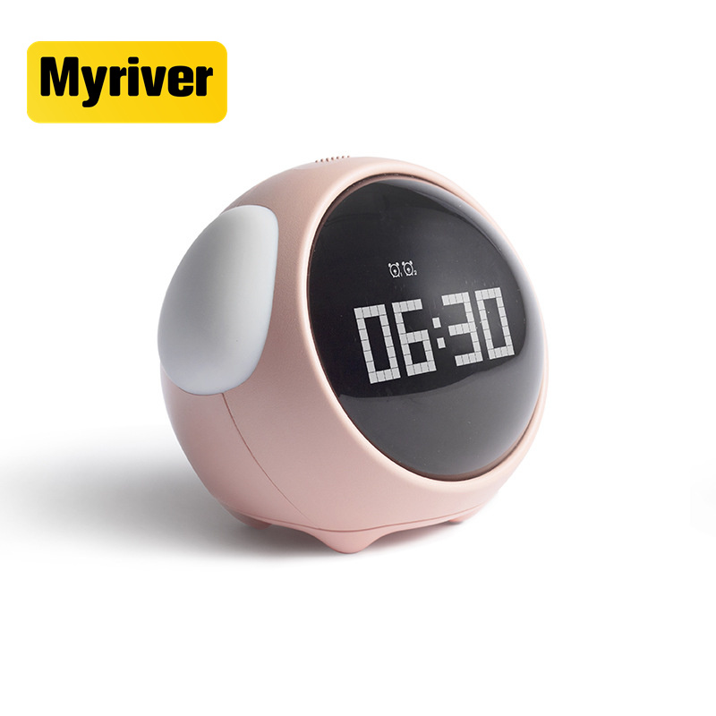Myriver новый стиль многофункциональный настольный цифровой дисплей будильник светодиодный ночник для детей