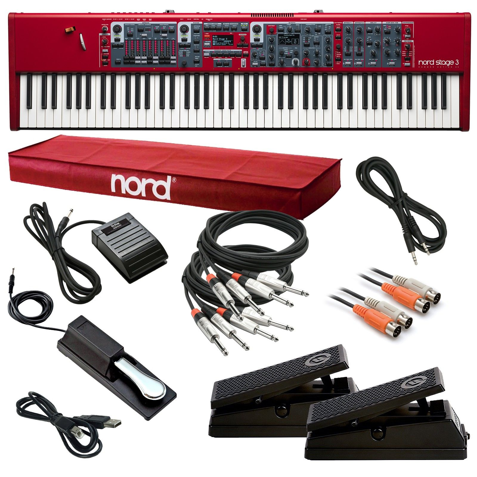 NEW Nord Stage 3 88 Piano Fully Weighted Hammer Action Keyboard Digital Piano