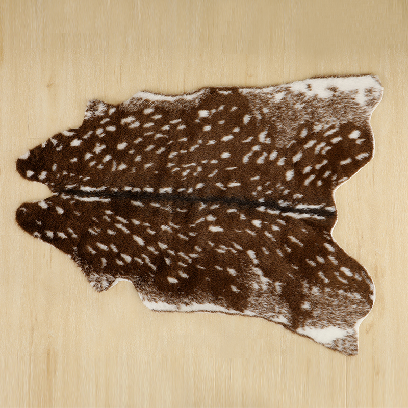 Modern Animal Printed Custom Luxury Deerskin Area Floor Fluffy Living Room Carpet