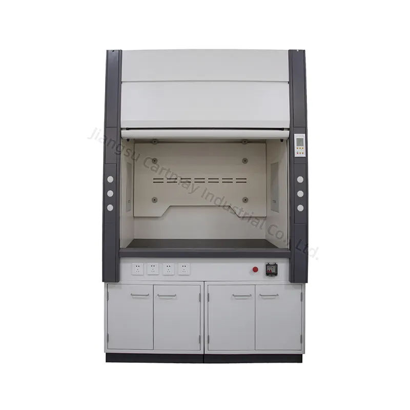 Cartmay Good Price Steel Chemical Ducted Laboratory Fume Hood Cabinet With Exhaust Fan