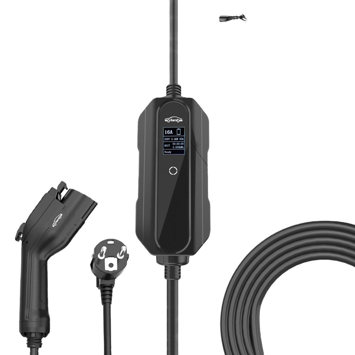 6A/8A/10A/13A/16A optional J1772 Standard EV charging cables portable Level 1 6A~16A EV Charger Home ev wall chagers