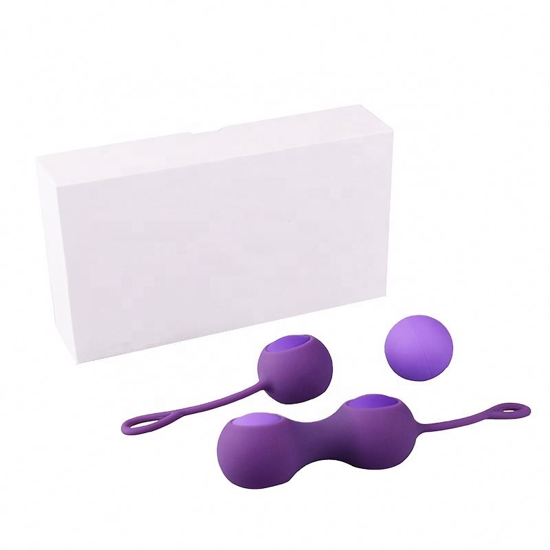Adult Sex Products Wholesale Cute Silicone Vaginal Exercise Vagina Balls Dumb Bell Smart Ball Kegel Balls