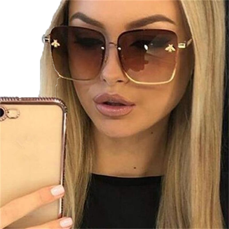 Большие солнцезащитные очки для женщин, модные зеркальные Винтажные Солнцезащитные очки с большой оправой, Непродуваемые оттенки, плоская подошва, для вождения