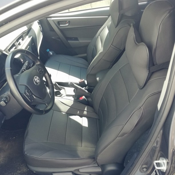 Полный комплект (10 шт.) кожаных чехлов для автомобильных сидений для Toyota corolla, аксессуары, чехлы для автомобильных сидений
