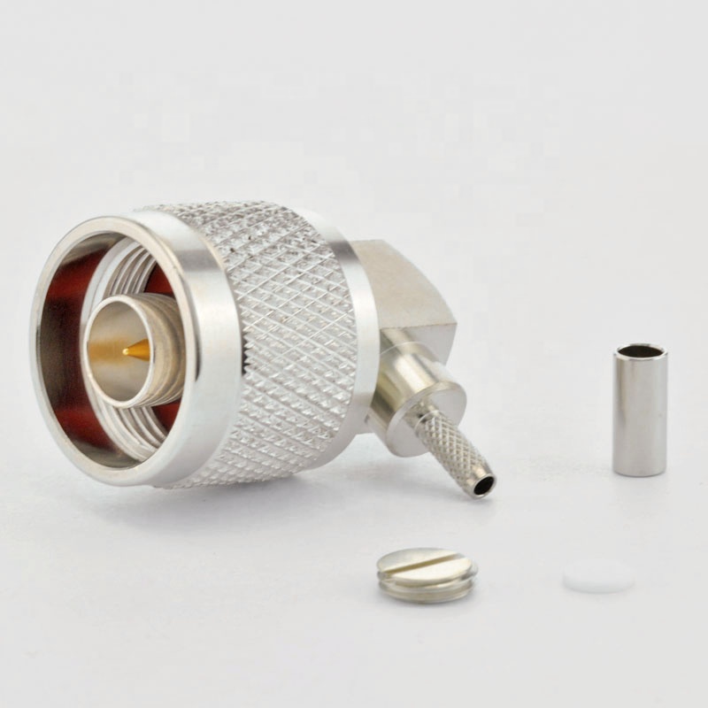 N прямоугольный Штекерный обжим для кабеля LMR100 RG174 RG188 RG316 rf коаксиальные разъемы