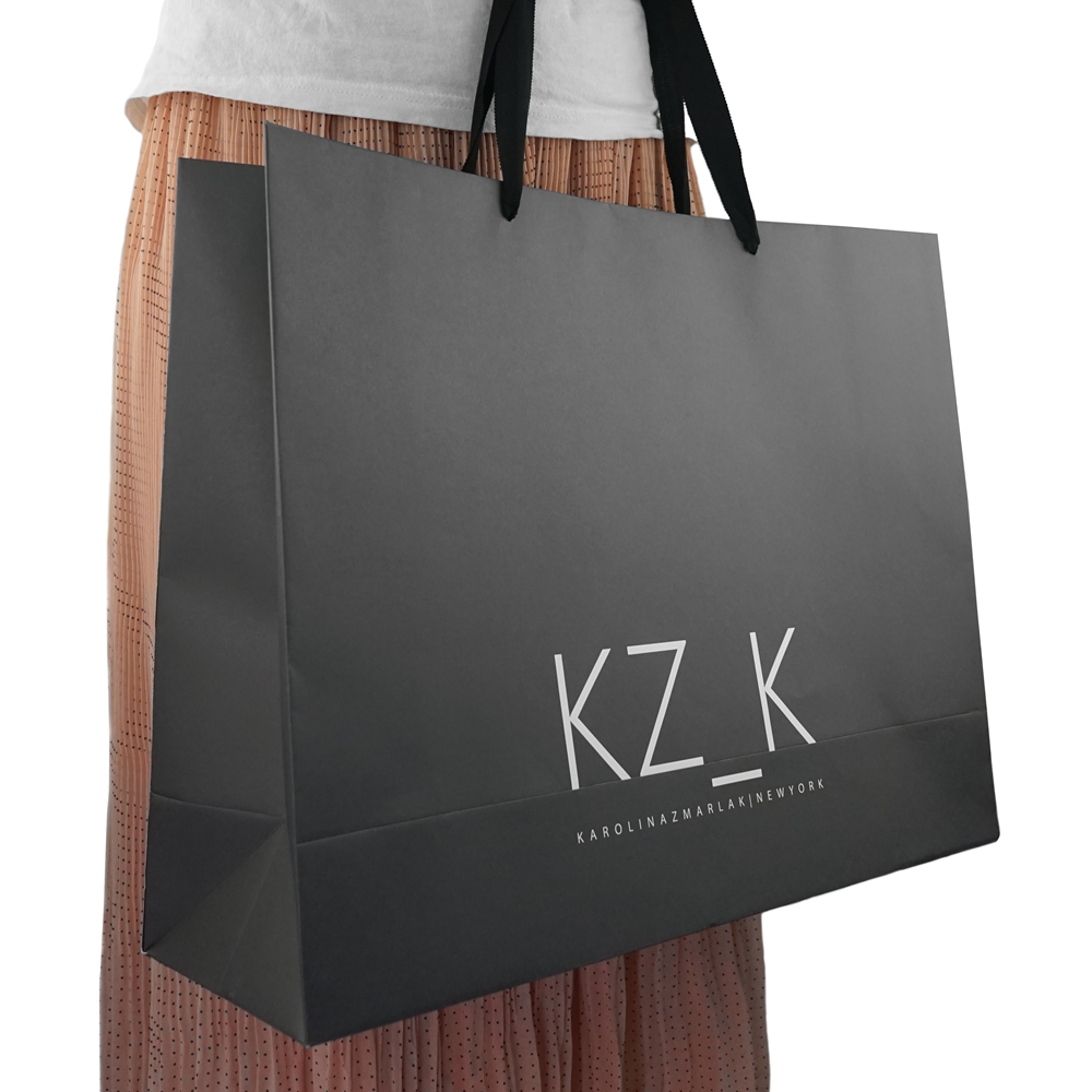 Custom Luxury Clothing Retail Bag Shopping Packaging Paper Bags With Handles For Clothes