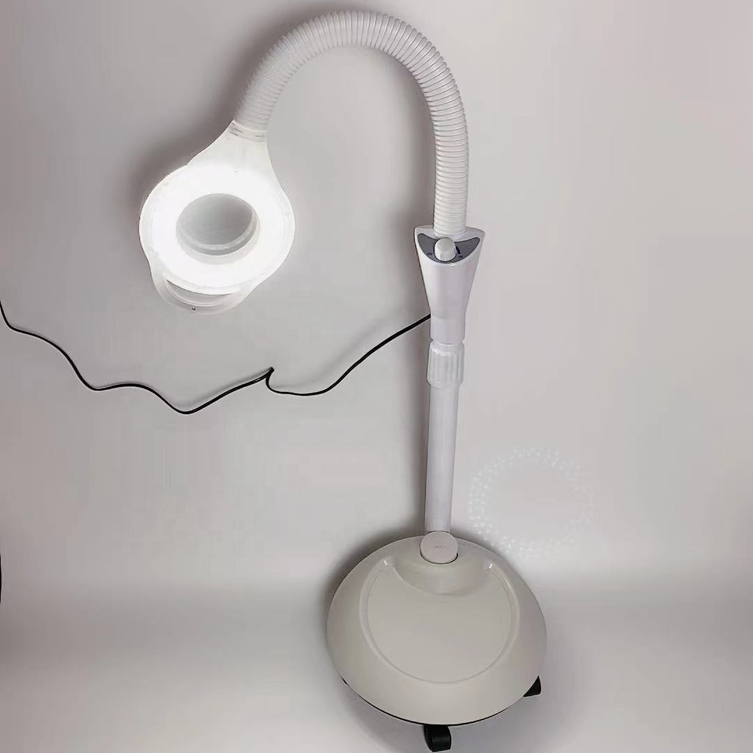 Cheap Wholesales Price White Led Power Nail Beauty Equipment Magnifier Magnifying Nail Lamp