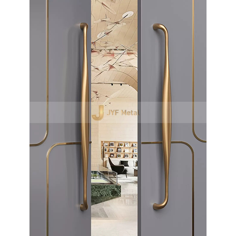 V42 Customized Gold Matte Stainless Steel Rail Stainless Steel Banister Stainless Steel Stair Rail for Hotel