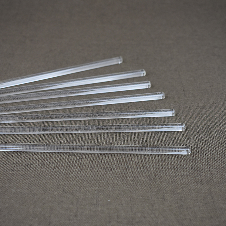 JGS1 полированный Подгонянный химический вещество Quartz Stir Rod