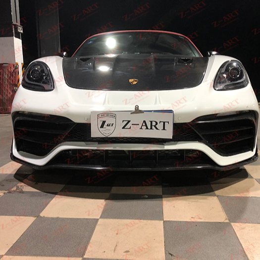 Z-ART для 718 GT2 RS передний капот из углеродного волокна для 718 Boxter Cayman из углеродного волокна передняя крышка багажника для 718