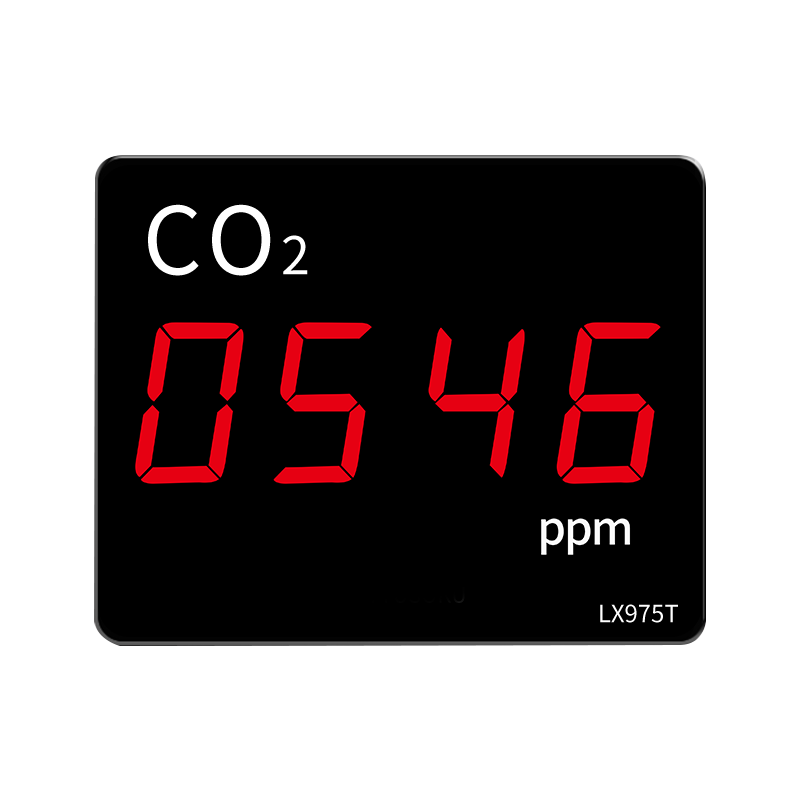 Высокоточный большой экран, светодиодный дисплей, датчик концентрации co2 с сигнализацией, монитор качества воздуха