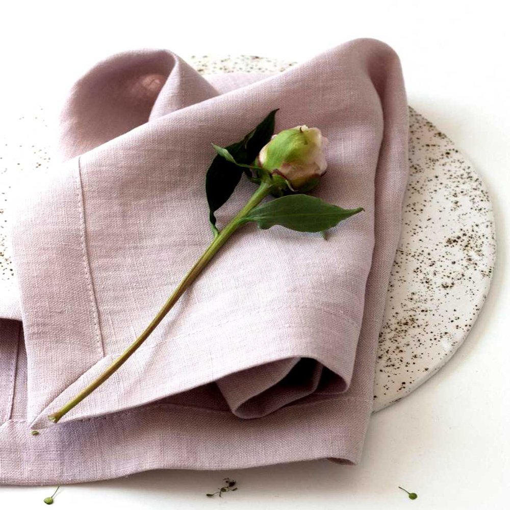 Stone Washed 100% Natural Color Flax linen Table Napkins/restaurant linen napkin