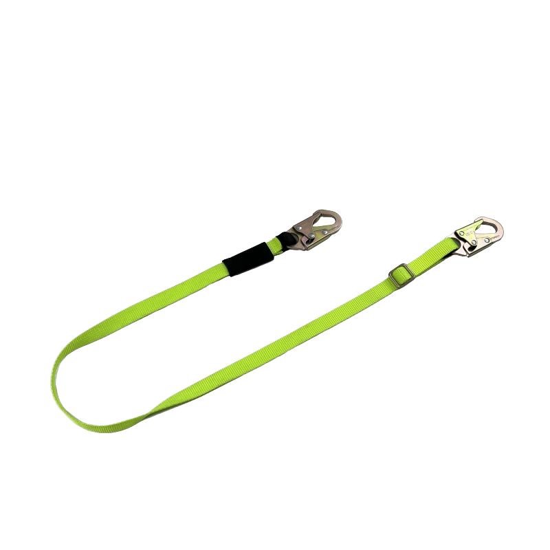 Top quality ANSI/CE Standard Safety Lanyard with Snap Hooks for construction building worker protection.