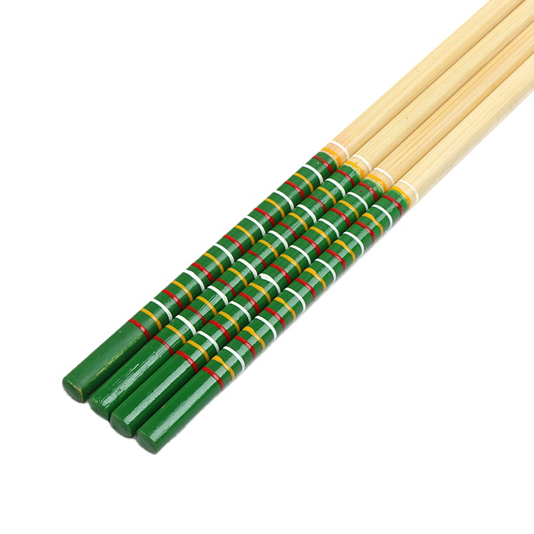 Factory direct selling luxury reusable easy clean bamboo wedding chopsticks set