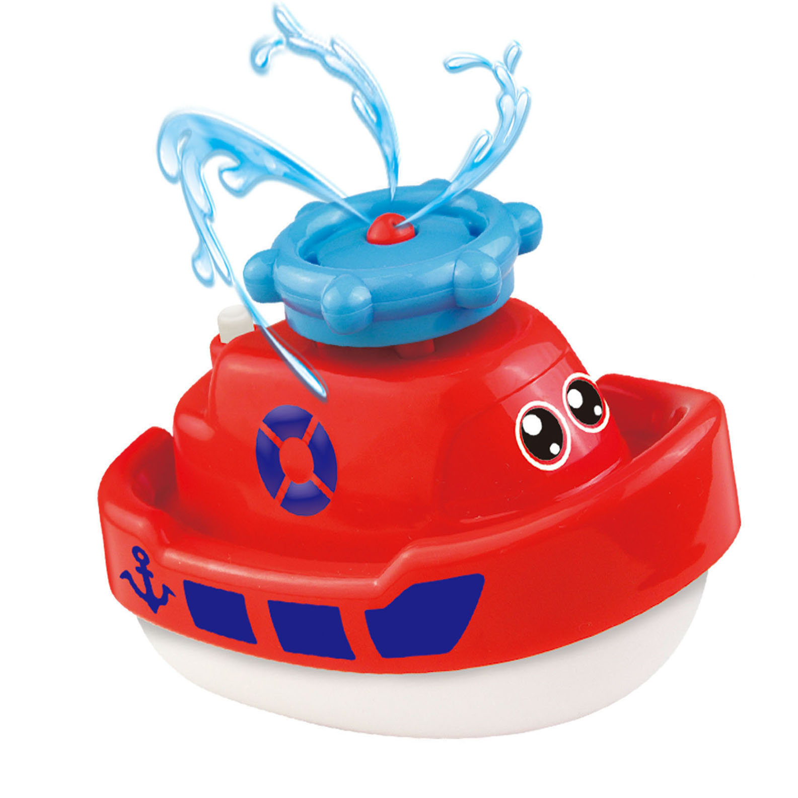 Popular carton funny bath toys electric water jet boat children's bath toys