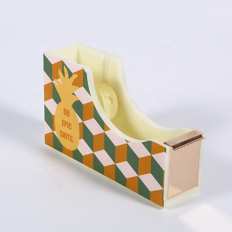 OEM stationery acrylic tape cutter gummed paper tape dispenser