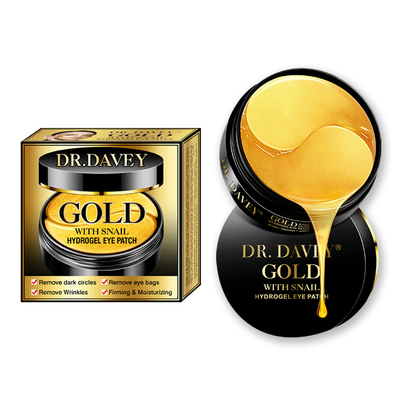 DR.DAVEY 24K золотые маски для лечения глаз-Патчи под глазами, темные круги под глазами, под мешки для глаз маска лист