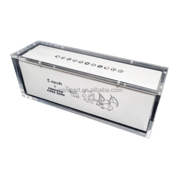 Wholesale Transparent Pokemon Booster Box TCG Figures Acrylic Case