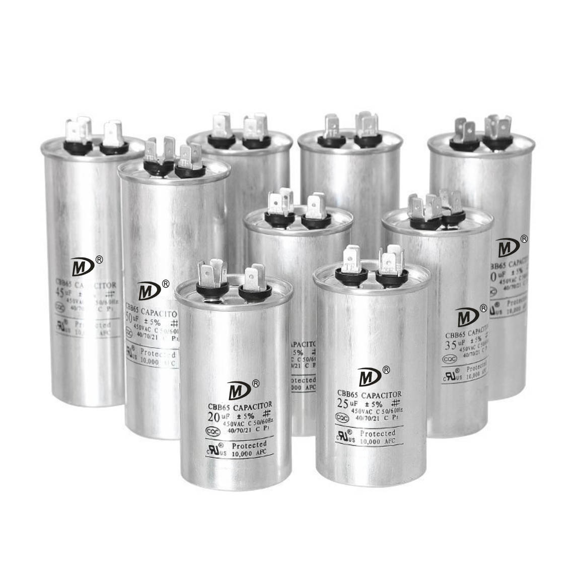cbb65 ac motor running capacitors 1-120uf 450V for trimmer capacitor