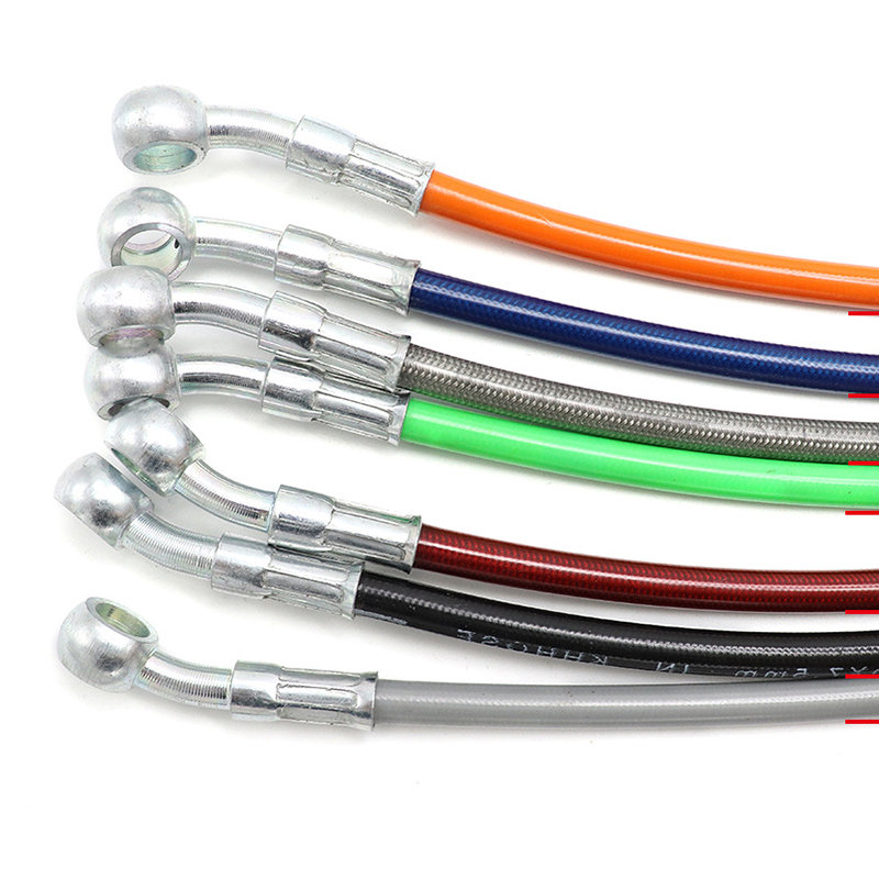 Motorcycle brake hose line color tubing 390-2200mm electric vehicle tubing universal racing clutch modified tubing