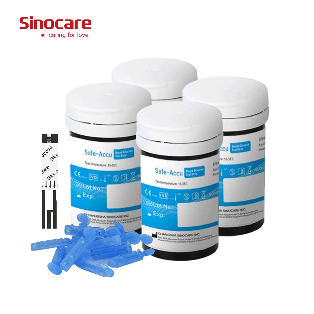 Sinocare Diabetic Test Strips Manufacturer Blood Sugar Test Strips Wholesale Diabetic Test Strips 50 Pcs For Safe Accu