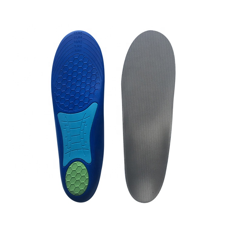 Мягкая дышащая арочная поддержка PU Sport Insole For Sneaker Shoes