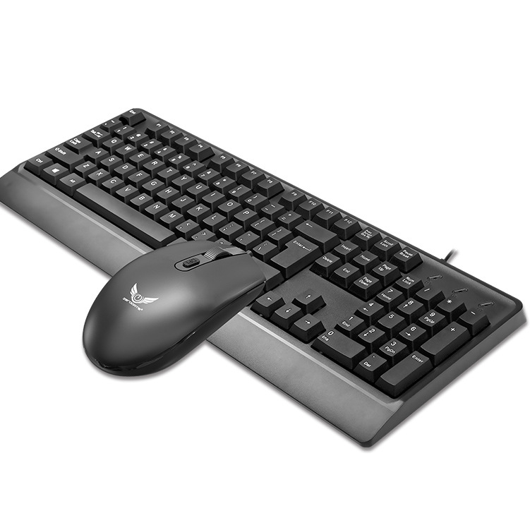 Оптовая продажа по заводской цене, комбинированная RGB USB Проводная игровая клавиатура и мышь для ноутбука, ПК, геймеров