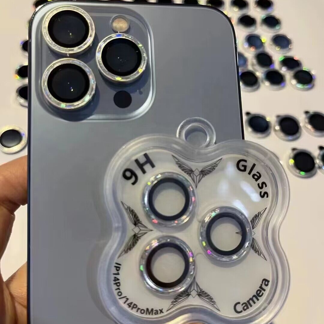 Высококачественное закаленное стекло для защиты экрана камеры для iphone 14 pro max