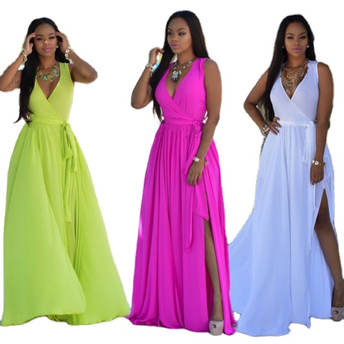 2021 New Arrivals Women Lady Elegant Boho Maxi Wedding Bridesmaid Dresses